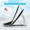 2 Pair Cloud Soles for Men,Super Soft Comfort Insoles,Trim to Fit with Arch Support for Foot Pain Relief and Fatigue Reduction (2 Pair Black, Men: 9-10.5/Women: 10-11.5) view 2
