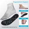 2 Pair Cloud Soles for Men,Super Soft Comfort Insoles,Trim to Fit with Arch Support for Foot Pain Relief and Fatigue Reduction (2 Pair Black, Men: 9-10.5/Women: 10-11.5) view 4