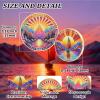 One Day at a Time 9 Year Sobriety Coin - Sailboat AA Medallion & NA Chip - Unity Recovery Service Token for Addiction - Clean Time Gifts for Men & Women view 2