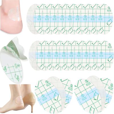 100PCS Self Adhesive Heel Anti Wear Sticker - Waterproof Transparent Thin Blister Prevention Pads for Heel Foot Care - Pad Stickers for Feet Heel Shoes Padding - Prevent Heels Rubbed 1.72.6in