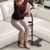 LOONGWEIA Stand Assist for Elderly, Adjustable Height Mobility Couch Assist with Cup Holder Stand Up Helper with PU Handle Elderly Chair Lift for Seating Furniture Supports up to 398lbs (Black) view 2