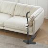 LOONGWEIA Stand Assist for Elderly, Adjustable Height Mobility Couch Assist with Cup Holder Stand Up Helper with PU Handle Elderly Chair Lift for Seating Furniture Supports up to 398lbs (Black) view 3