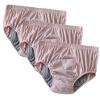 3Pack Reusable Adult Cloth Diapers, TPU Waterproof Incontinence Underwear for Elderly, Maximum Absorbency Washable Nappies for Adults (Flesh, X-Large) view 1