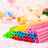 100 Pcs Valentine Day Straw Heart Shaped Straws - Pink, Red, Yellow, Blue & Green Cute Plastic Drinking Straws, Individually Wrapped Straw for for Wedding,Bridal Shower, Birthday Party & Pride Party view 4