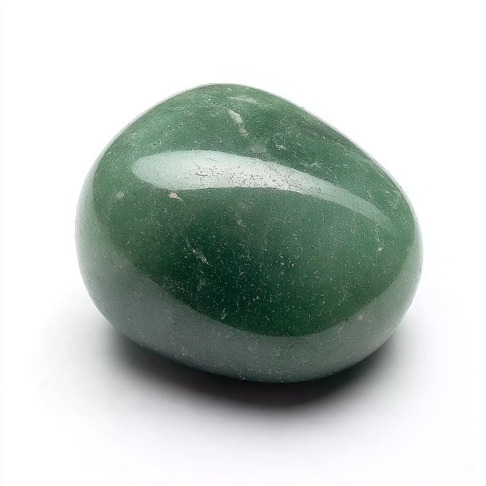 Polished Aventurine Healing Crystal Stone 1 Pc 1.2" Worry Stone for Anxiety, Pocket Palm Gemstone, Super Large Handpicked Natural Tumbled Rock for Meditation, Reiki, Chakra, Home Decor