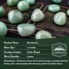 Polished Aventurine Healing Crystal Stone 1 Pc 1.2" Worry Stone for Anxiety, Pocket Palm Gemstone, Super Large Handpicked Natural Tumbled Rock for Meditation, Reiki, Chakra, Home Decor view 2