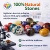 Polished Aventurine Healing Crystal Stone 1 Pc 1.2" Worry Stone for Anxiety, Pocket Palm Gemstone, Super Large Handpicked Natural Tumbled Rock for Meditation, Reiki, Chakra, Home Decor view 4