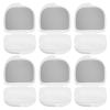 Ipetboom 6pcs Dental Retainer Holder Case with Mirror Denture Storage Container Slim Aligner Cleaning Box Case for Portable Travel Denture Retainers Organizer view 1