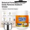 KBOWQ Multi Purpose Powerful Cleaner for kitchen, 3 In 1 Stainless Coconut Oil Cleaning Paste, Kitchen Duty Degreaser for Faucets, Tiles, Kitchen, Oven (1) view 2