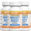 Activa+ Labs Immunity Boost Immune Support Supplement with Vitamin C, Vitamin E, Selenium & Herbal Antioxidant Complex | Gut & Energy Balance | Non-GMO, Sugar-Free, Vegan | 60 Capsules 90 Days Supply view 1