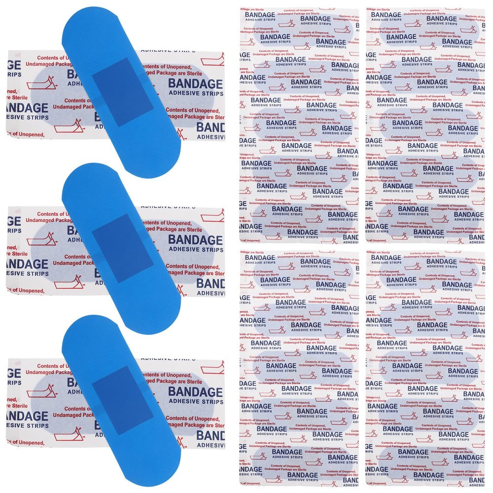 Healeved 200pcs Waterproof Adhesive Bandages for Wounds Flexible Knuckle Bandages Strips Waterproof Patches Finger Protectors for Skin