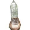 Large Clear Quartz Obelisk - 500-700g Crystal Healing Wand, Feng Shui Home Decor, Energy Charging Point view 1