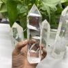 Large Clear Quartz Obelisk - 500-700g Crystal Healing Wand, Feng Shui Home Decor, Energy Charging Point view 4