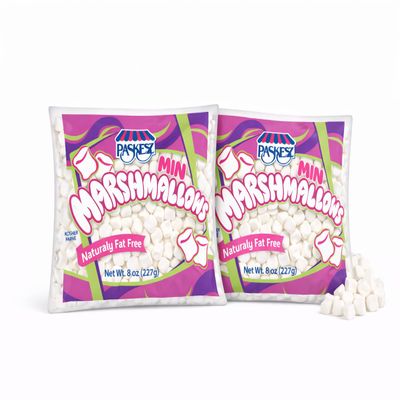Only Kosher Candy Mini White Marshmallows 8 oz (2 Pack) | Soft & Fluffy Marshmallows for Hot Chocolate, Baking, Smores & Treats