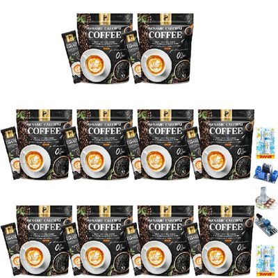 30 Sachets/Pack(300g) Pimnada SesameCalcium Coffee Instant Mix Powder Snack Much Mellow Delicious Arabica Intense Good Shape Set 10 C029 By Thaigiftshop [Get Free Tomato Facial Mask]