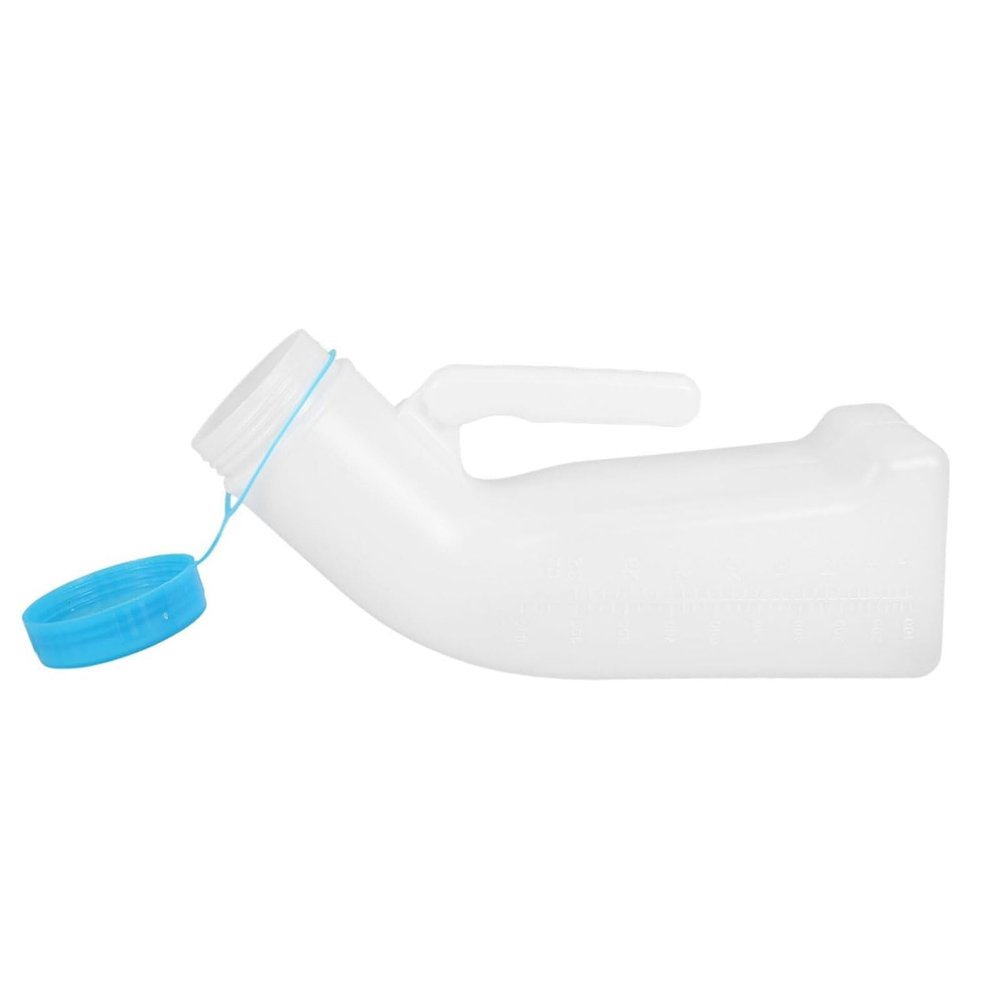 1000ML Urinal Bottle,Spill Proof Portable Pee Bottles,Portable Male Urinal for Bedridden Care Thickened Emergency Urine Storage Sealed Design