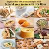 GOHAN JAPAN White Rice Flour (Komeko) made from 100% white rice grown in USA & Japan 450g/1.0lb per 1-pack Gluten Free milled by Kouta Shouten (Japanese Food Company) in Japan (1-pack) view 4
