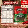 GrazeOn Beef Jerky Crisps Variety Pack - High Protein, No Sugar, Crunchy Air-Dried Meat Snack, All-Natural, Low Carb, Keto, Paleo, Whole30, Spicy Pack All Natural Jerky Sampler with Red Chile, Jalapeo, Christmas, Green Chile - 2.0 oz (Pack of 4) view 4