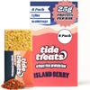 Tidetreats Crispy Rice Island Berry Protein Bars High Protein Snack with 25g Protein, Low Sugar, 7g Fiber, Gluten Free, Clean Ingredients Healthy Energy Bars 8 Count view 1