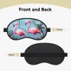 Tropical Flamingos Sleep Mask for Side Sleeper - Total Blackout Sleeping Mask, Super Lightweight Soft Eye Mask for Sleeping, Zero Pressure Eye Cover Night Blindfold for Men Women view 2