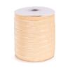 Craftdady 50 Yards Gift Wrapping Velvet Ribbons 3/8" Soft Single Face Velvet Ribbons for Ornament Decoration 10mm Flower Bouquet Ribbon for Choker Hair Bows Wreath DIY Crafts Bisque view 1