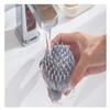 (2PCS) Silicone Scalp Massager Shampoo Brush - Scalp Care Hair Brush with Soft Silicone Bristles; Gentle Hair Detangler with Shampoo Dispenser; Shower Scalp Exfoliator for Men & Women view 4