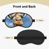 Funny Giraffe Sleep Mask for Side Sleeper - Total Blackout Sleeping Mask, Super Lightweight Soft Eye Mask for Sleeping, Zero Pressure Eye Cover Night Blindfold for Men Women view 2