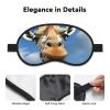 Funny Giraffe Sleep Mask for Side Sleeper - Total Blackout Sleeping Mask, Super Lightweight Soft Eye Mask for Sleeping, Zero Pressure Eye Cover Night Blindfold for Men Women view 3
