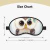 Cute Owl with Flowers Sleep Mask for Side Sleeper - Total Blackout Sleeping Mask, Super Lightweight Soft Eye Mask for Sleeping, Zero Pressure Eye Cover Night Blindfold for Men Women view 4