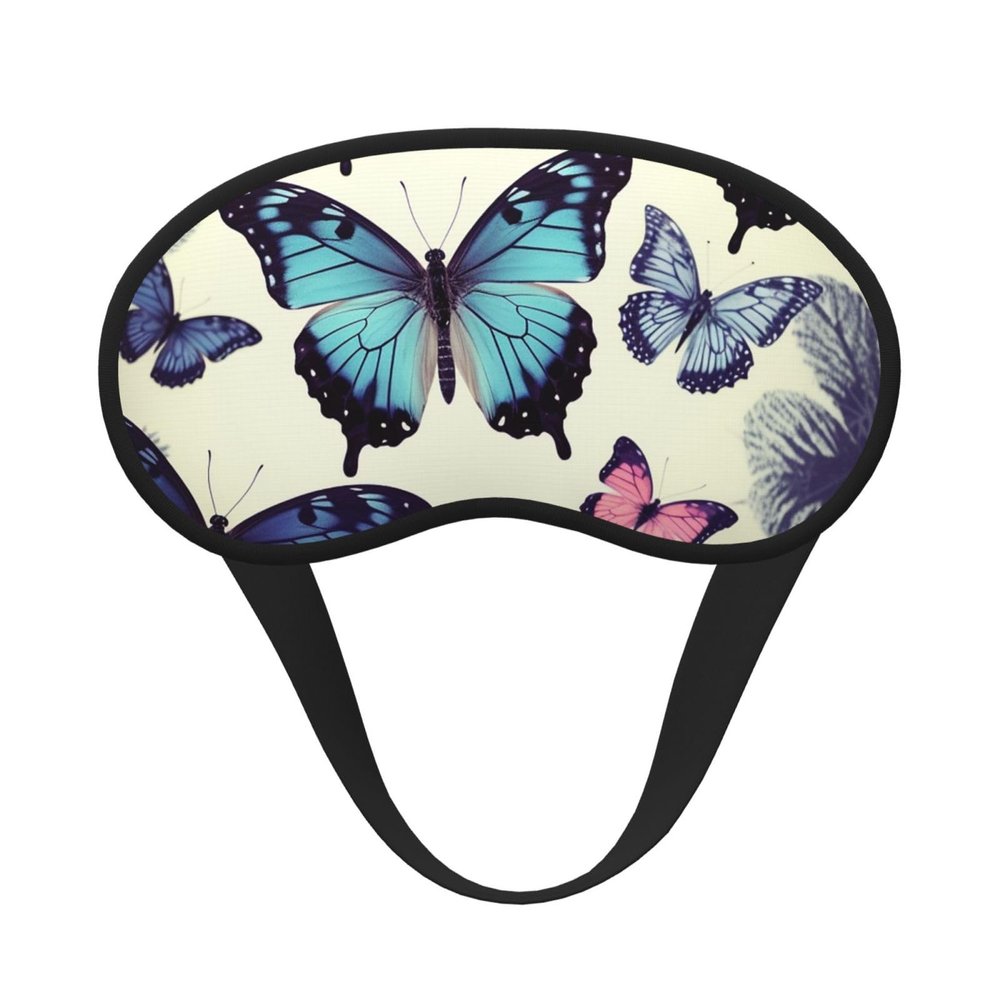 Butterfly Sleep Mask for Side Sleeper - Total Blackout Sleeping Mask, Super Lightweight Soft Eye Mask for Sleeping, Zero Pressure Eye Cover Night Blindfold for Men Women