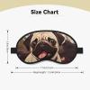 Cute Pug Sleep Mask for Side Sleeper - Total Blackout Sleeping Mask, Super Lightweight Soft Eye Mask for Sleeping, Zero Pressure Eye Cover Night Blindfold for Men Women view 4