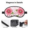 Polka Dot Flower Sleep Mask for Side Sleeper - Total Blackout Sleeping Mask, Super Lightweight Soft Eye Mask for Sleeping, Zero Pressure Eye Cover Night Blindfold for Men Women view 3