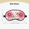 Polka Dot Flower Sleep Mask for Side Sleeper - Total Blackout Sleeping Mask, Super Lightweight Soft Eye Mask for Sleeping, Zero Pressure Eye Cover Night Blindfold for Men Women view 4