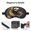 Cycling Sloth Sleep Mask for Side Sleeper - Total Blackout Sleeping Mask, Super Lightweight Soft Eye Mask for Sleeping, Zero Pressure Eye Cover Night Blindfold for Men Women view 3