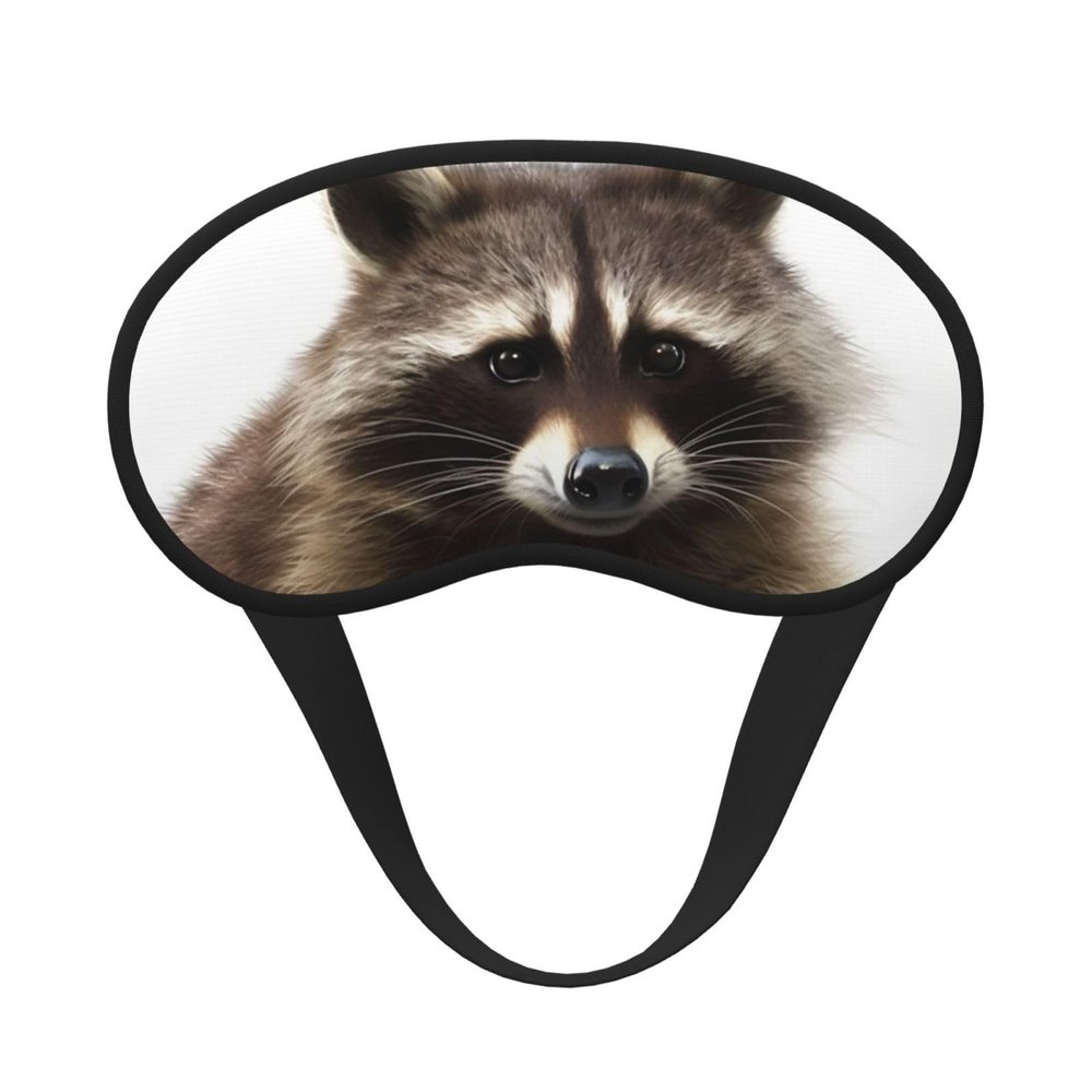 Hairy Raccoon Sleep Mask for Side Sleeper - Total Blackout Sleeping Mask, Super Lightweight Soft Eye Mask for Sleeping, Zero Pressure Eye Cover Night Blindfold for Men Women