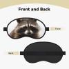 Hairy Raccoon Sleep Mask for Side Sleeper - Total Blackout Sleeping Mask, Super Lightweight Soft Eye Mask for Sleeping, Zero Pressure Eye Cover Night Blindfold for Men Women view 2