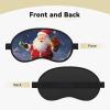 Merry Christmas Santa Sleep Mask for Side Sleeper - Total Blackout Sleeping Mask, Super Lightweight Soft Eye Mask for Sleeping, Zero Pressure Eye Cover Night Blindfold for Men Women view 2