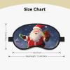 Merry Christmas Santa Sleep Mask for Side Sleeper - Total Blackout Sleeping Mask, Super Lightweight Soft Eye Mask for Sleeping, Zero Pressure Eye Cover Night Blindfold for Men Women view 4