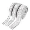 LoomJoyz 3 Rolls Pearl Rhinestone Ribbon Self Adhesive Crystal Strips Trim Pearl Stickers Ribbon for DIY Crafts Wedding Party Decoration view 1