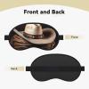 American West Rodeo Hat Sleep Mask for Side Sleeper - Total Blackout Sleeping Mask, Super Lightweight Soft Eye Mask for Sleeping, Zero Pressure Eye Cover Night Blindfold for Men Women view 2