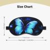 Blue Butterfly Sleep Mask for Side Sleeper - Total Blackout Sleeping Mask, Super Lightweight Soft Eye Mask for Sleeping, Zero Pressure Eye Cover Night Blindfold for Men Women view 4
