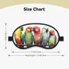 Colorful Parrots On Tree Sleep Mask for Side Sleeper - Total Blackout Sleeping Mask, Super Lightweight Soft Eye Mask for Sleeping, Zero Pressure Eye Cover Night Blindfold for Men Women view 4