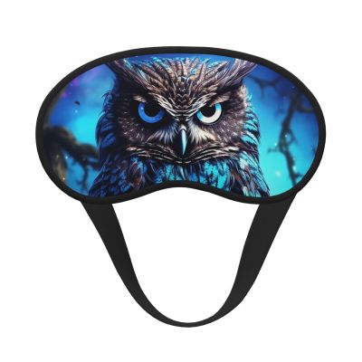 Blue Owl Sleep Mask for Side Sleeper - Total Blackout Sleeping Mask, Super Lightweight Soft Eye Mask for Sleeping, Zero Pressure Eye Cover Night Blindfold for Men Women