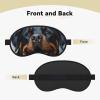 Rottweiler Dogs Tongue Head Sleep Mask for Side Sleeper - Total Blackout Sleeping Mask, Super Lightweight Soft Eye Mask for Sleeping, Zero Pressure Eye Cover Night Blindfold for Men Women view 2