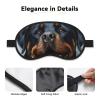 Rottweiler Dogs Tongue Head Sleep Mask for Side Sleeper - Total Blackout Sleeping Mask, Super Lightweight Soft Eye Mask for Sleeping, Zero Pressure Eye Cover Night Blindfold for Men Women view 3