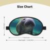 Cute Sea Animal Manatee Sleep Mask for Side Sleeper - Total Blackout Sleeping Mask, Super Lightweight Soft Eye Mask for Sleeping, Zero Pressure Eye Cover Night Blindfold for Men Women view 4
