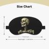 A Skeleton Sleep Mask for Side Sleeper - Total Blackout Sleeping Mask, Super Lightweight Soft Eye Mask for Sleeping, Zero Pressure Eye Cover Night Blindfold for Men Women view 4