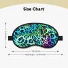 Green Leopard Sleep Mask for Side Sleeper - Total Blackout Sleeping Mask, Super Lightweight Soft Eye Mask for Sleeping, Zero Pressure Eye Cover Night Blindfold for Men Women view 4