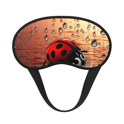 Art Ladybug Tracks Sleep Mask for Side Sleeper - Total Blackout Sleeping Mask, Super Lightweight Soft Eye Mask for Sleeping, Zero Pressure Eye Cover Night Blindfold for Men Women