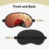 Art Ladybug Tracks Sleep Mask for Side Sleeper - Total Blackout Sleeping Mask, Super Lightweight Soft Eye Mask for Sleeping, Zero Pressure Eye Cover Night Blindfold for Men Women view 2